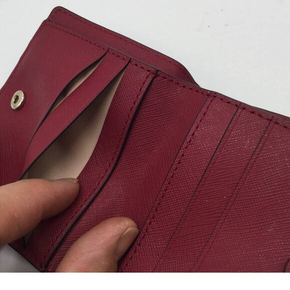 Kate Spade New York Eva Exotic Snake LZip Small Bifold Wallet - Picture 6 of 7